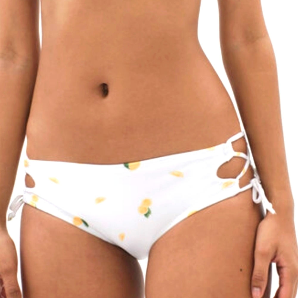 Aeropostale Lemon Strappy Side-Tie Hipster Bikini Bottom
